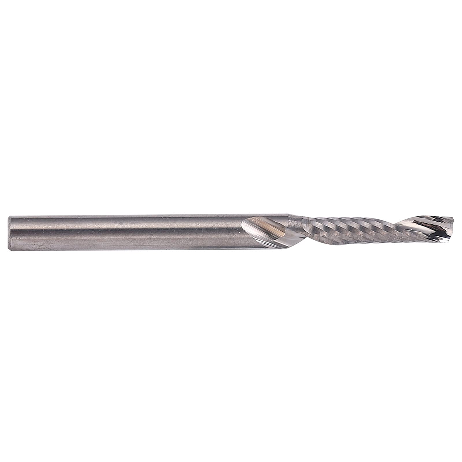 FTVOGUE Fresa de Metal Duro de una Sola Flauta, 3.175x2.5x12mm, Paquete