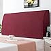 KYFFGC Verdicken Sie Elastische All-Inclusive Bettkopfbezüge für Einzel/Kingsize/Doppelbett Rückenlehne Staubdichte Schutzhülle Holz/Leder/Stoff Betten Kopfteile Dekorationsabdeckung,Rot,150cm