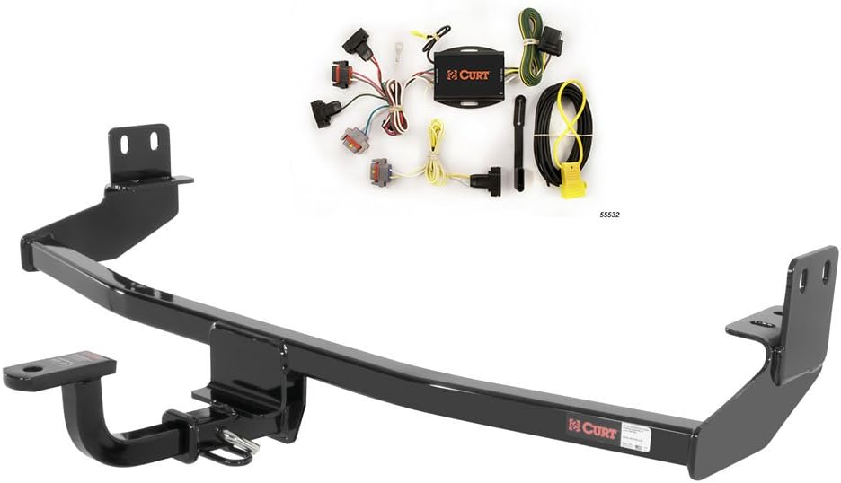 Curt 111323 55532 Trailer Hitch Bundle with Wiring for 2001-2010 Chrysler PT Cruiser