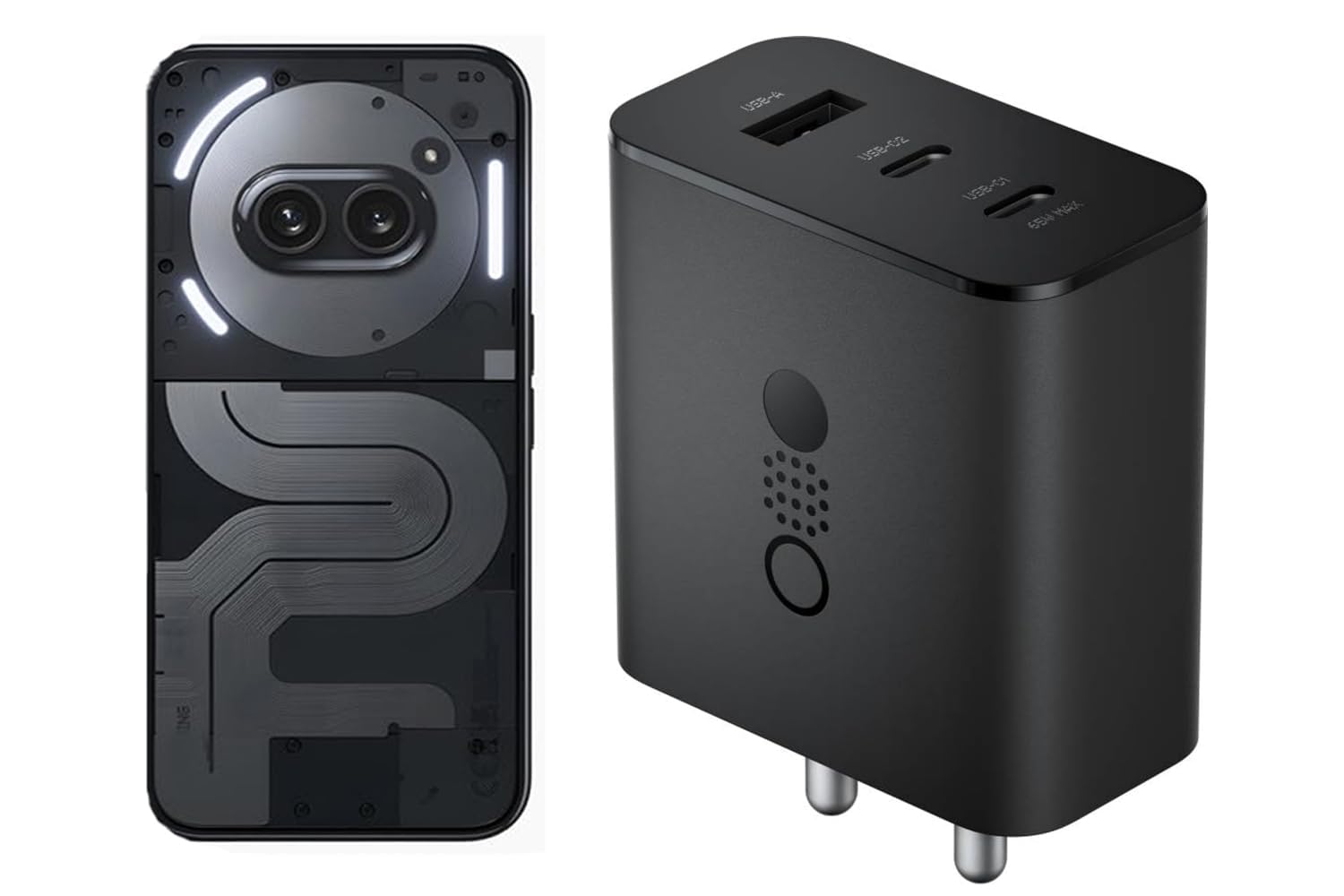 CMF by Nothing 65 W GaN 3 A Multiport Mobile Charger Dark Grey (B0DHYC6NZN) Amazon Price History, Amazon Price Tracker