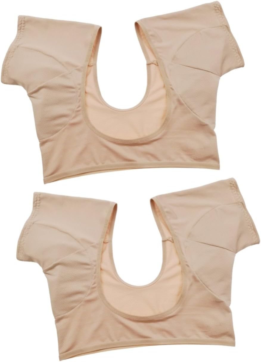 2 Pcs Sweat Blocker Vest Underarm Pads Bra Liners for Summer Activities Workout Vest ()