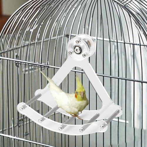 Gralara Pequeno animal silencioso roda de corrida pássaro brinquedo de inteligência brinquedo acríli