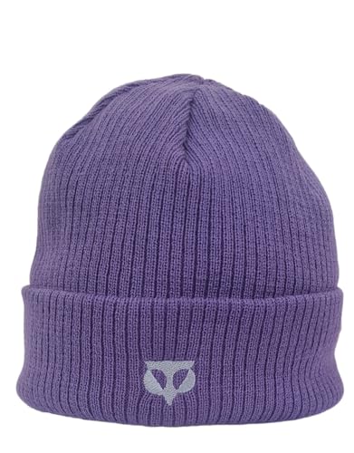 Gorro Touca Malha Tricot Barra Canelado (roxo)