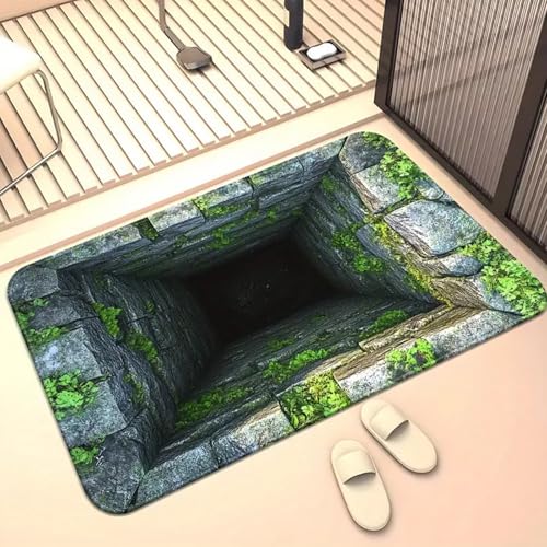Tapete con Ilusión Óptica 3D 80 x 50 cm Antideslizante miniatura 7