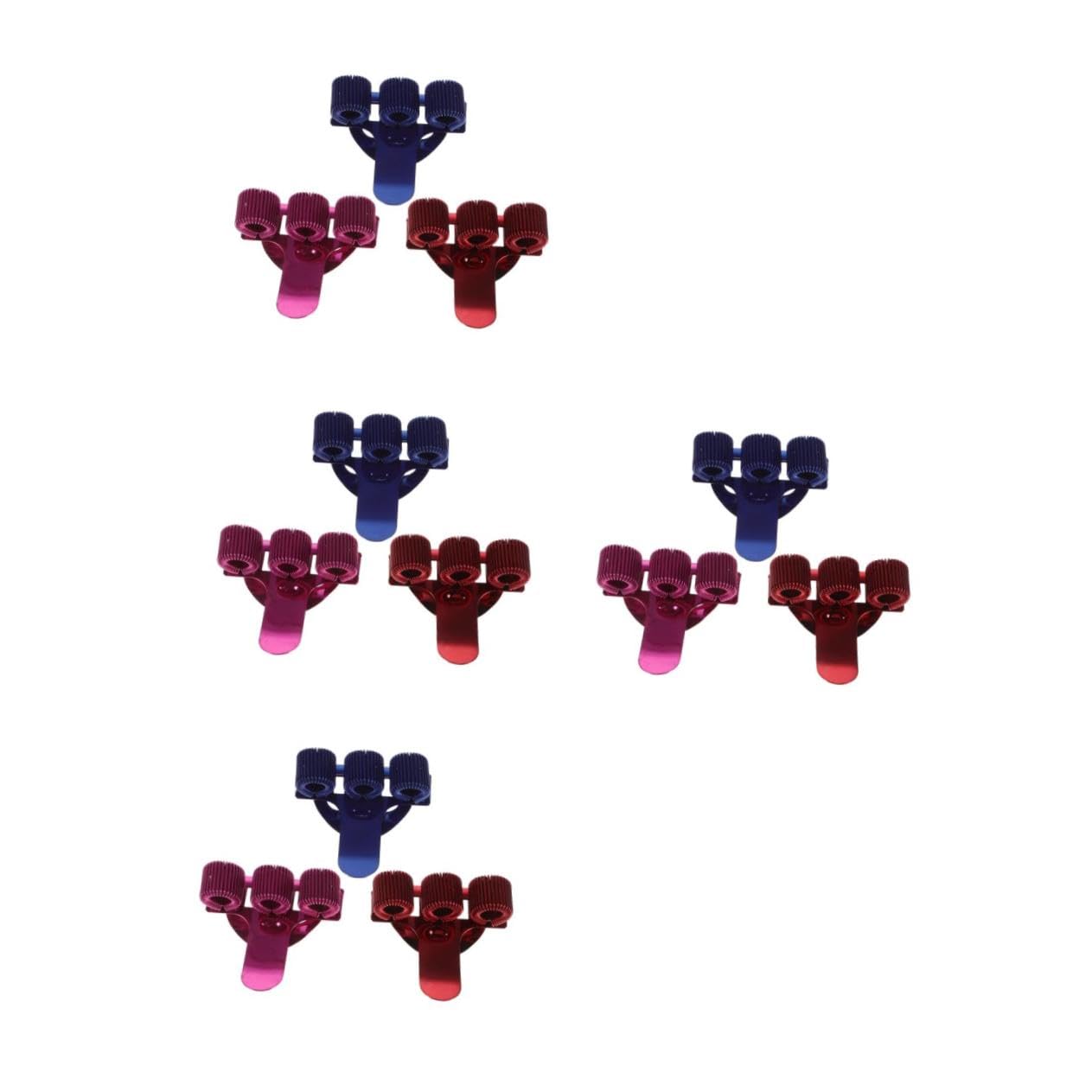 12 Piezas Soporte Metálico para Bolígrafos Triple con Clip Resistente y Diseño Seguro Organizador para Uniformes de Enfermería y Médicos Incluye Colores Surtidos Evita Pérdidas y
