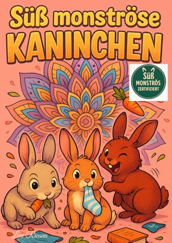 Süß monströse Kaninchen – Lustiges Ausmalbuch mit Mandalas & Tiermotiven für Erwachsene & Jugendliche | Perfektes Geschenk für kreative Köpfe & ... Die niedlich-frechsten Ausmalbücher der Welt)