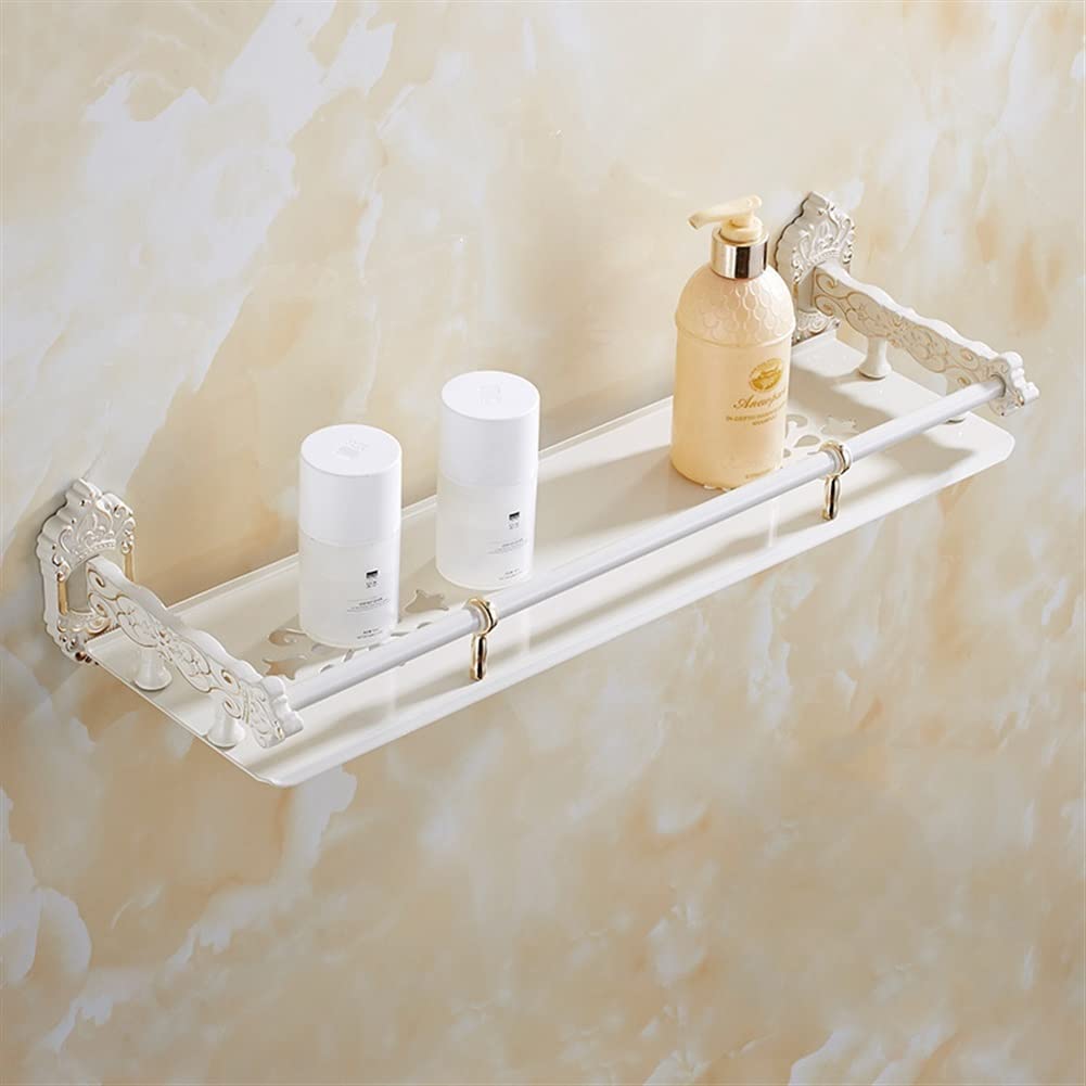 Shower Caddy Wall Mounted Bathroom Shelf Aluminum Shower Basket Rack Shower Caddy Storage Shampoo Basket Bathroom Accessory Bathroom