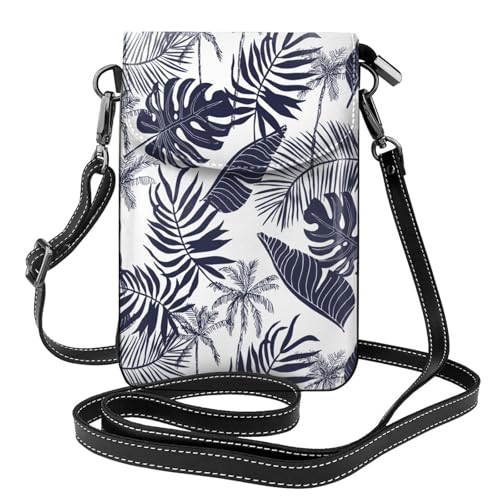 Sac téléphone anti-encombrement pour femme - Portefeuille cuir PU à fentes cartes