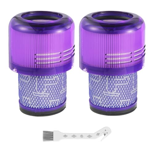 HUAREW Lot de 2 Filtres pour aspirateur Dyson V11 Animal/Absolute/Torque Drive/Fluffy/Complete Pro V15 Detect SV14 Aspirateur sans fil, Pièces de rechange...