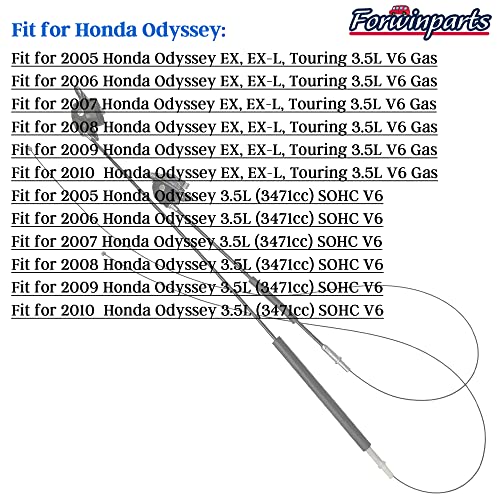 Forwinparts Power Sliding Door Cable Kit W/O Motor Left LH Side for Honda Odyssey 2005-2010 3.5L 3471cc SOHC V6 72010-SHJ-A21 72010SHJA21