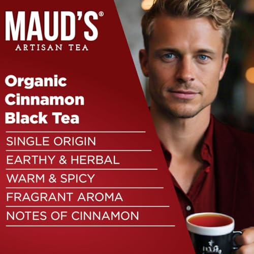 Image of Maud's Organic Cinnamon Black Tea Pods, 22ct