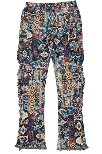 Men's Ayami Slim Tapestry Flare Jean2