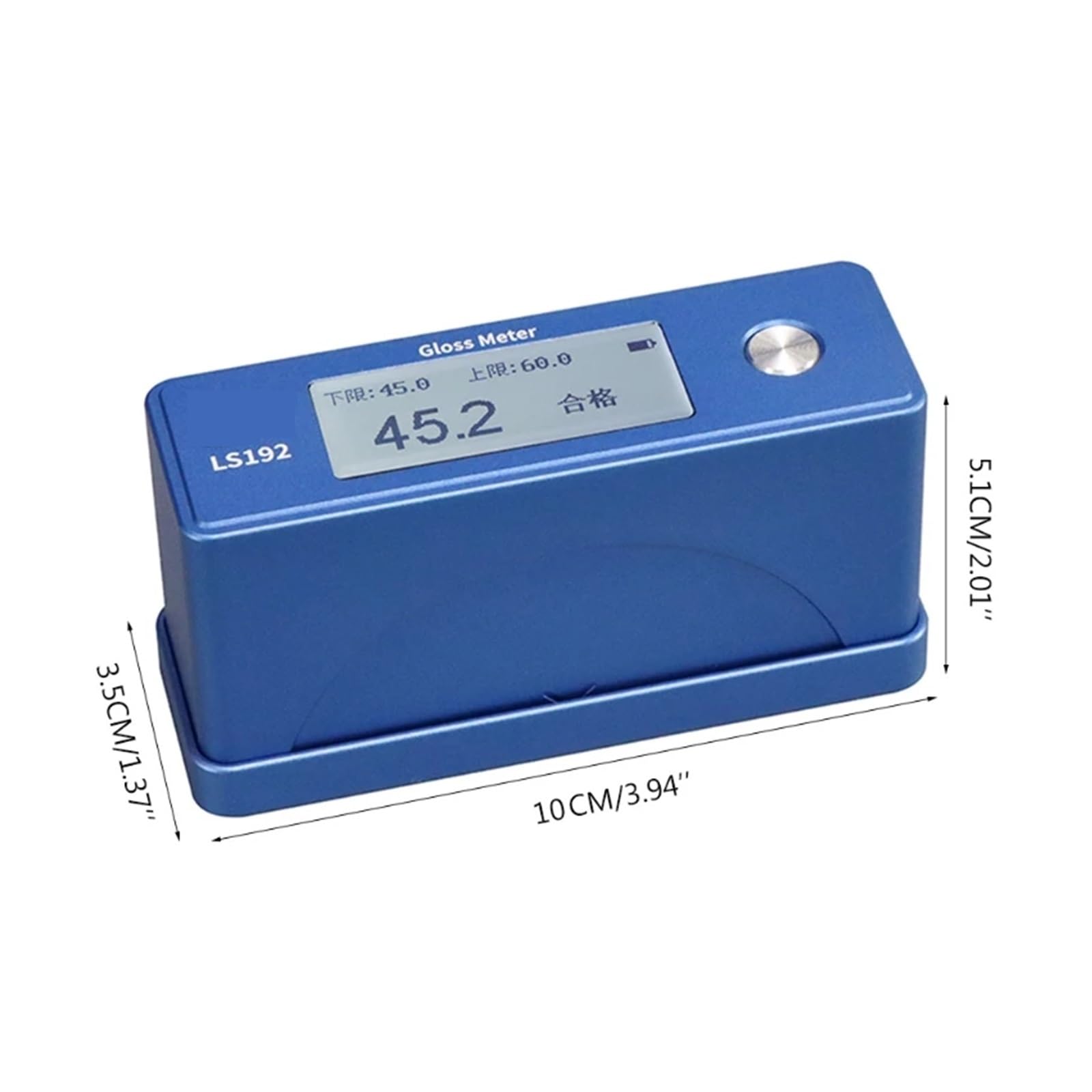 NURII Digital LCD Gloss Meter, Surface Gloss Meter Tester Surface Glossmeter Plastic Surface Glarimeter