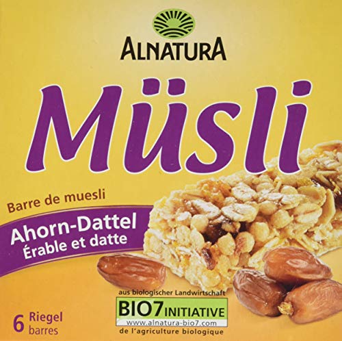 Alnatura Bio Ahorn-Dattel Müsli-Riegel 6 Stück