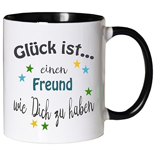 WarmherzIch Becher | Tasse Glück ist…. | Freund Kaffeetasse liebevoll