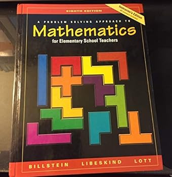 Hardcover A Problem Solving Approach to Mathematics for Elementary School Teachers: IE Book