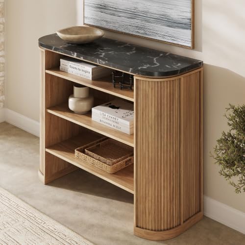 Image of BELLEZE 44 inch Jagger Console Table - Camel