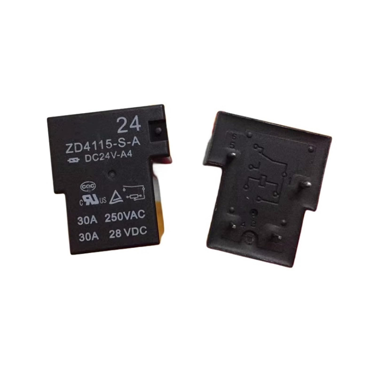 Relé 12V ZD4115 de 40A con alta capacidad de corte para evitar sobrecargas eléctricas