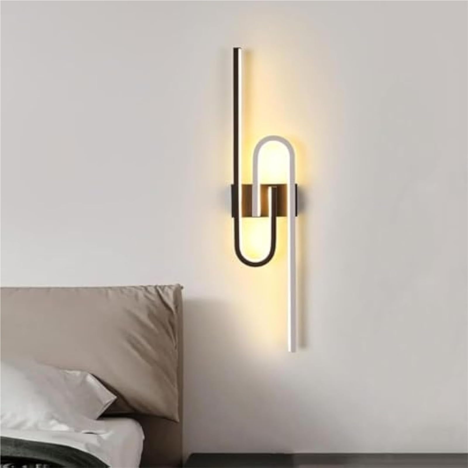 HCZKIUJY Creative Long Wall Sconces - 18W LED Wall Lamp, Nordic Style for Bedroom, Bathroom, Corridor, Living Room, and Restaurant