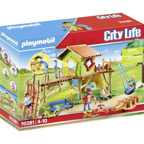 PLAYMOBIL City Life 70281 Parque Infantil Aventura, A Partir de