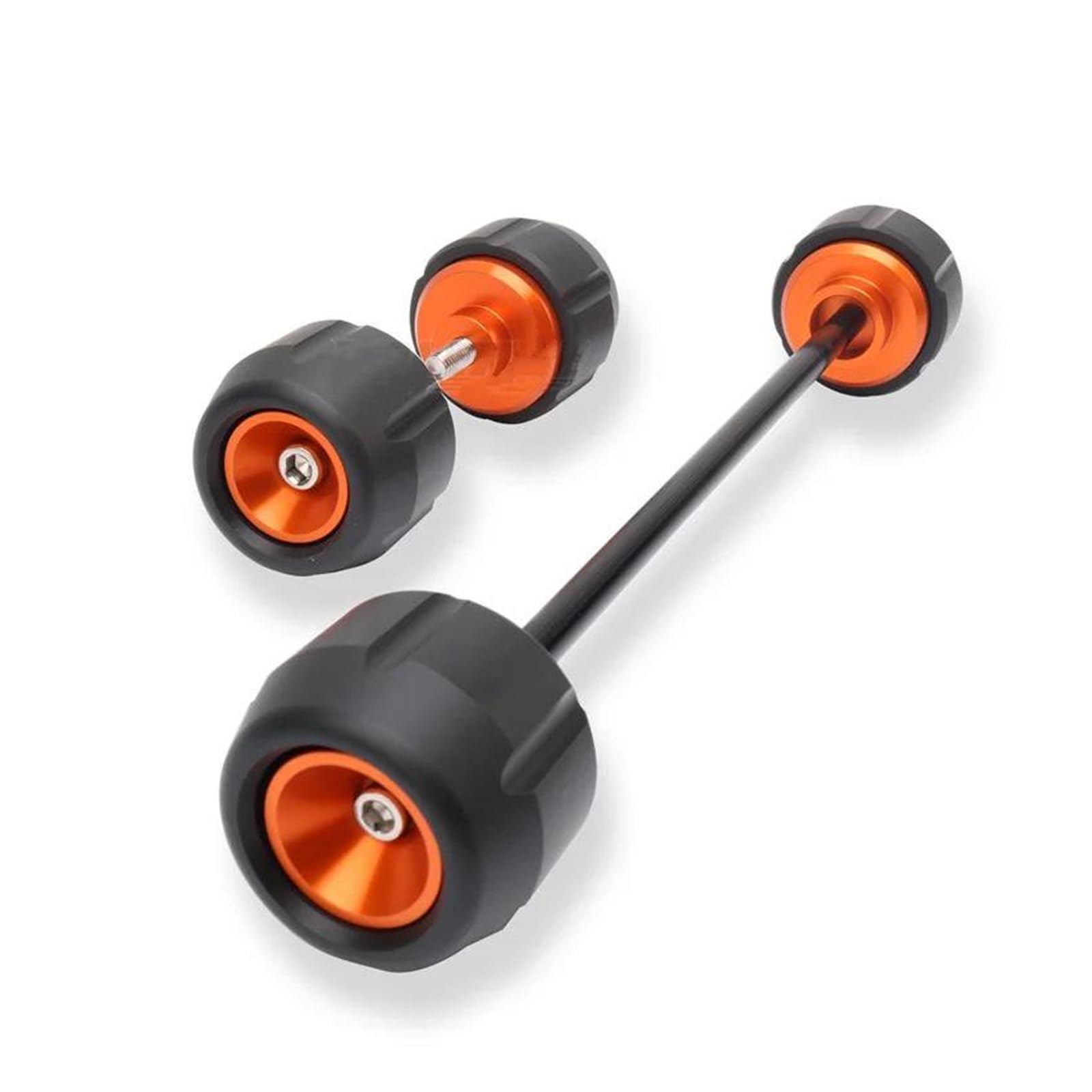 Protezione Anticaduta Accessori per Motociclette, Cursori Antiurto per Forcella Anteriore E Posteriore, Protezione Ruota per Duke 390 2024 Crash Pad Protector