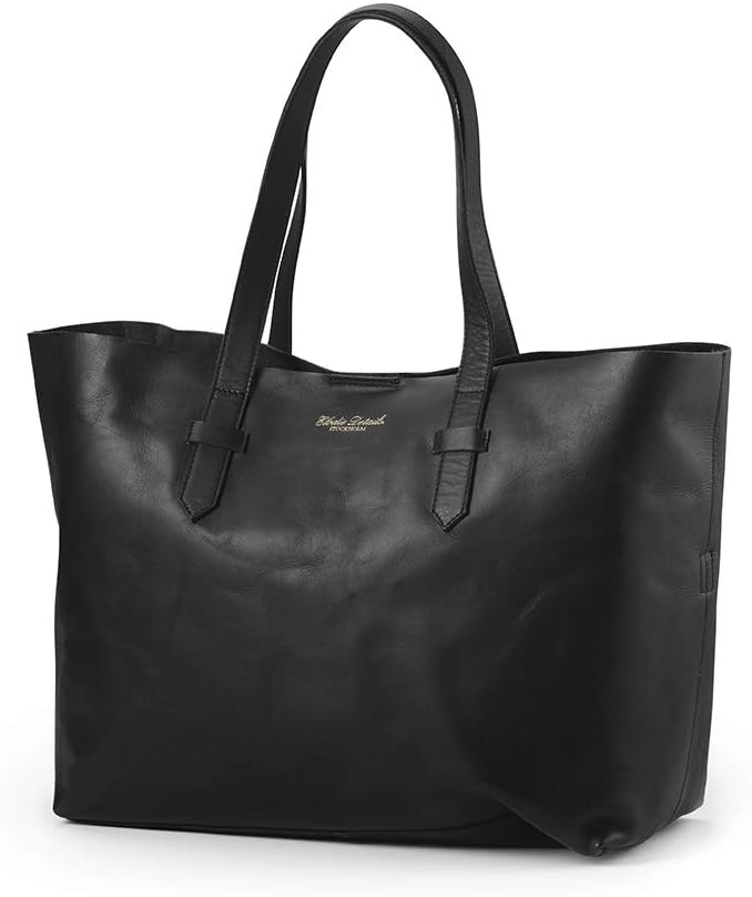 Elodie Details Changing Bag (Black Leather)