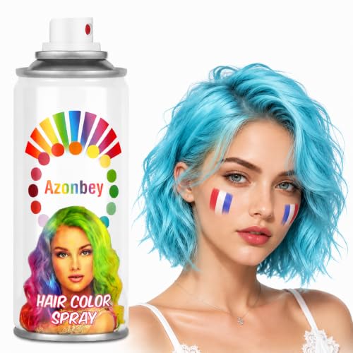 Azonbey Spray Tinte Temporal para Cabello Azul Polvo