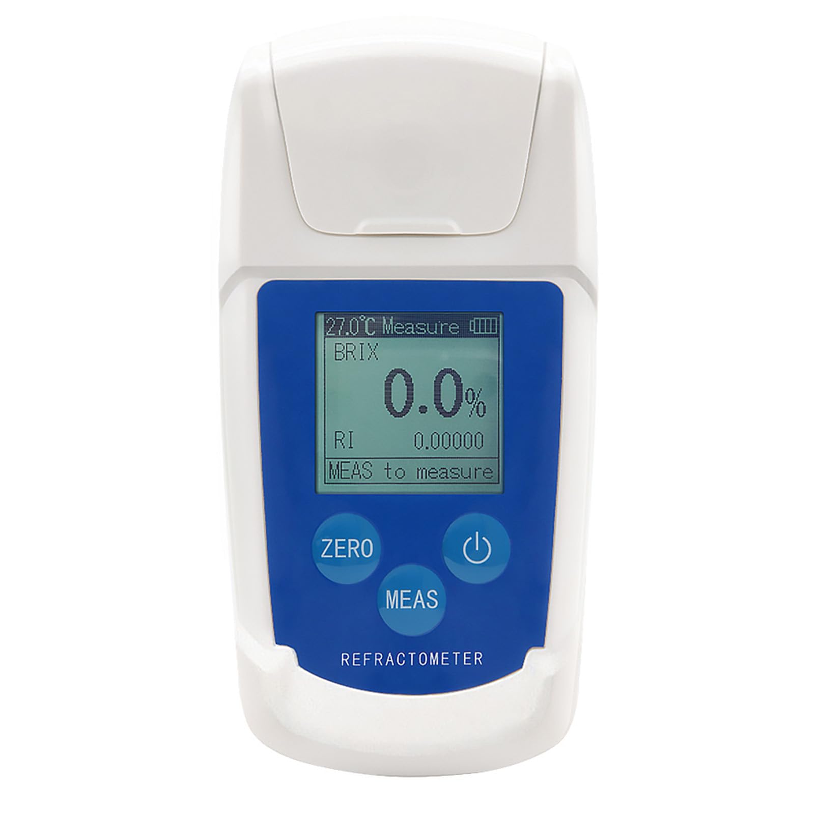 Fafeicy Medidor Brix Digital 0-55% Refractómetro de Compensación Automática de Temperatura para Jugo de Frutas Bebidas Probador de Contenido de Azúcar con Pantalla de Alta Precisión