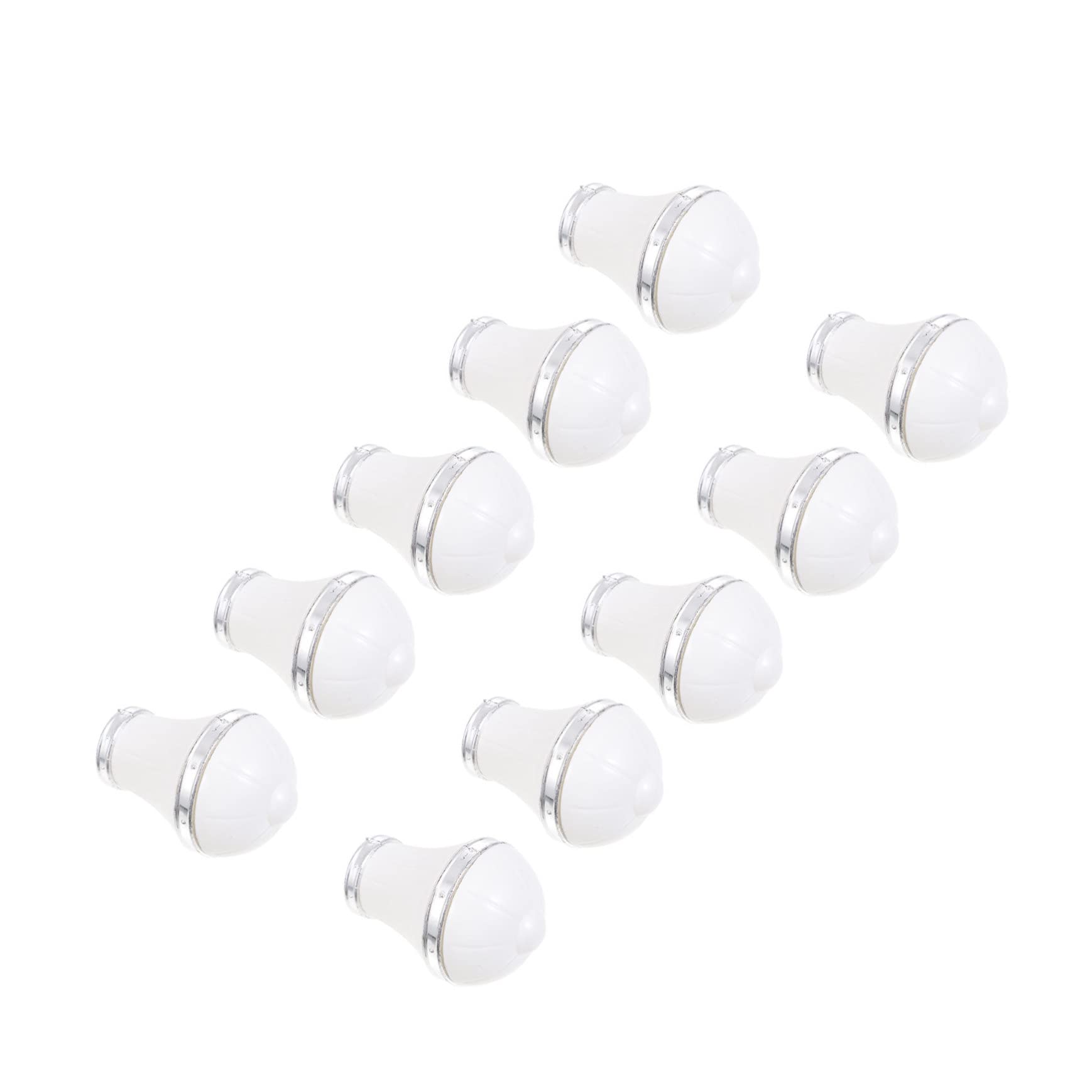 ERINGOGO 10Pcs Elegant Curtain Rod Finials Roman Rod Accessories for Home Decor Easy to Install Window Curtain Rod Ends for Stylish Window Treatments