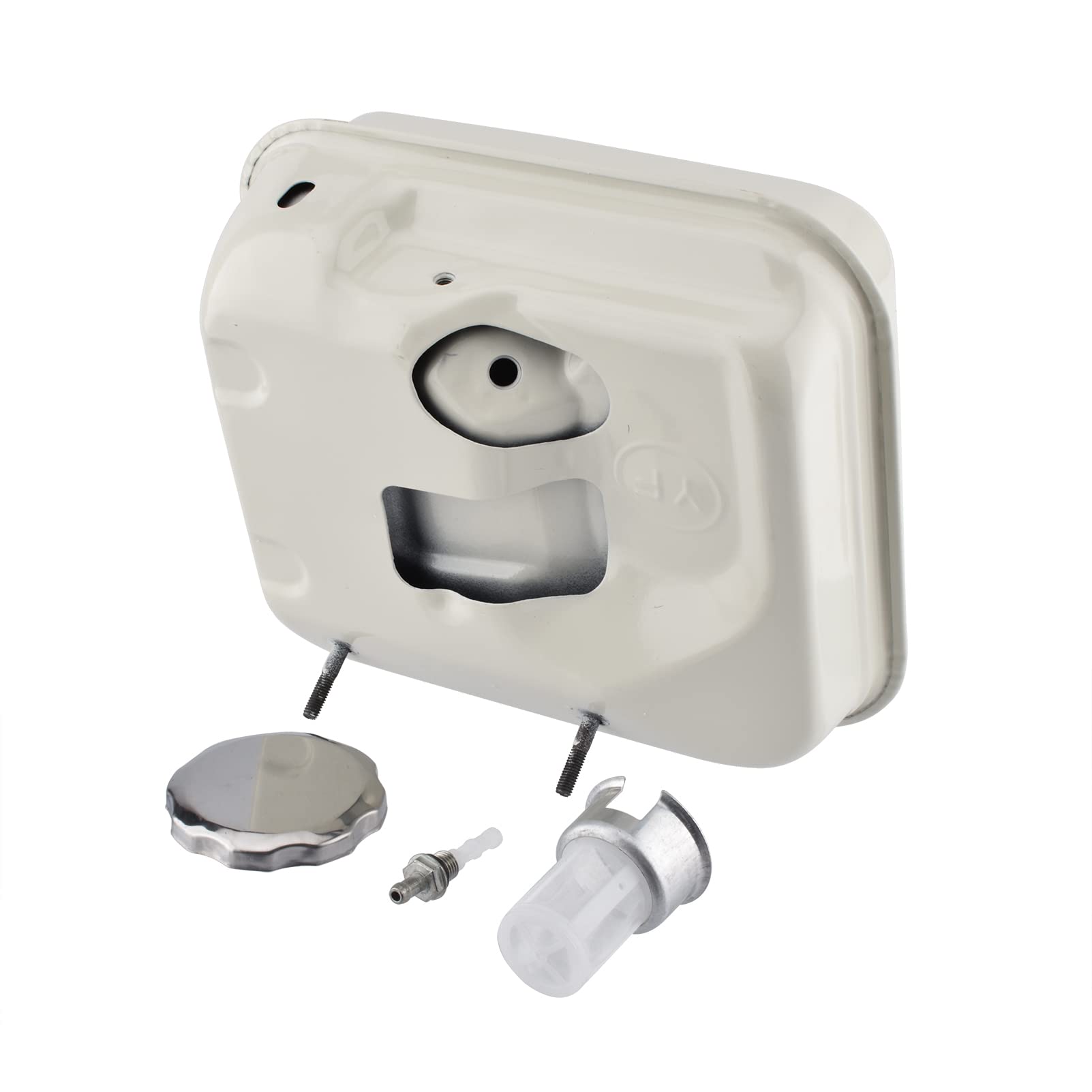 Cancanle Kraftstofftank mit Deckel und Kraftstofffilter und Verbindungs Filter für Honda GX140 GX160 GX200 5.5HP 6.5HP 168F 170F Motor Generator Teile-Nr.17510-ZE1-030ZA