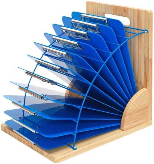 Really Good Stuff Store More Clipboard Stand - Organizational Tool, Easy Assembly, Sturdy Clipboard Holder - Teacher Supplies, Home Office Storage