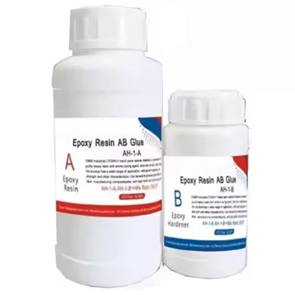 AB Resina epossidica per riparazione in fibra di carbonio, forte per parti auto e biciclette, resina epossidica, trasparente, kit A100 G-B27 G
