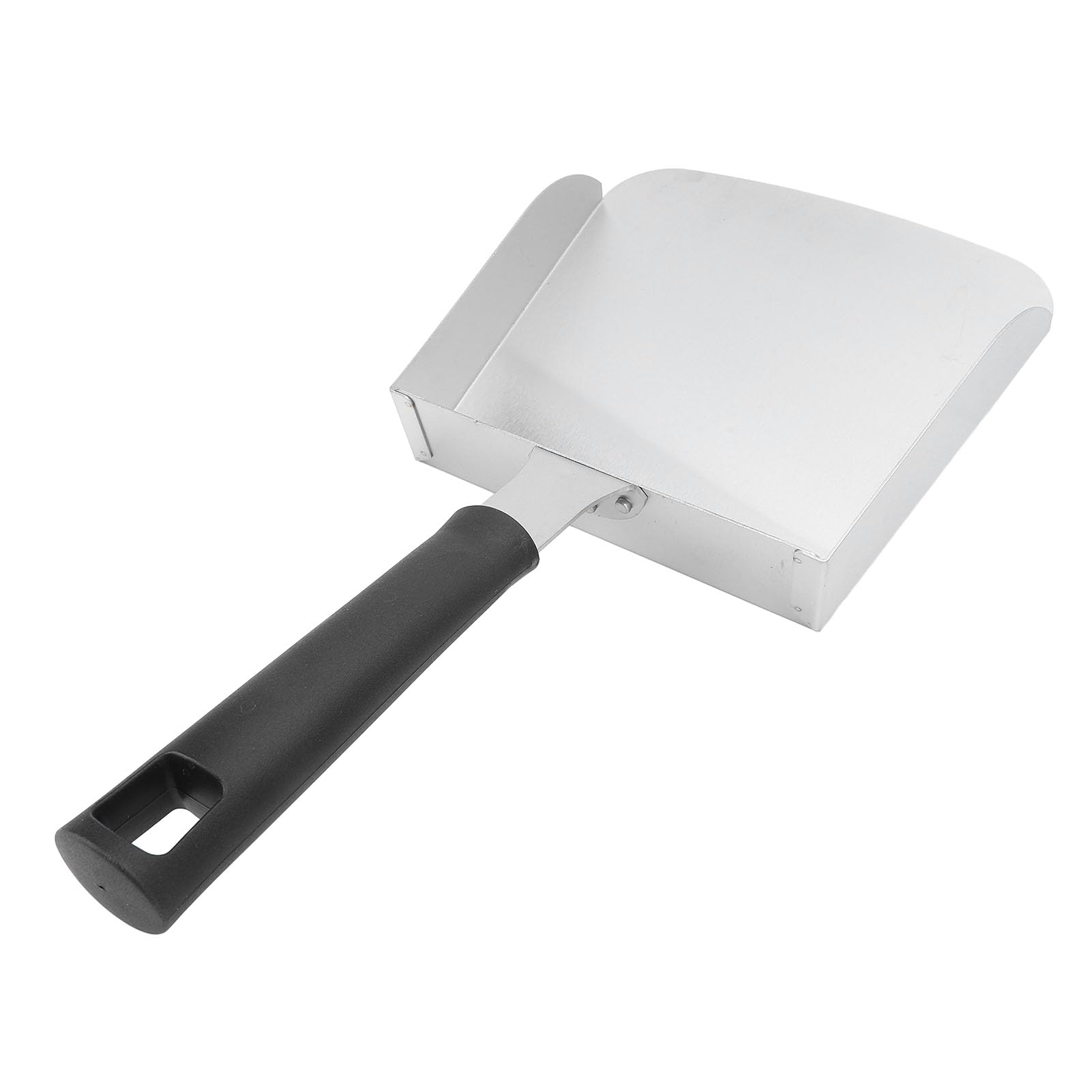 Große Grillschaufel, Edelstahl-Lebensmittelschaufel, Grill-Food-Mover, Edelstahl-Grill-Food-Mover, Lebensmittelschaufel, Burger-Spatel für Pfannengerichte