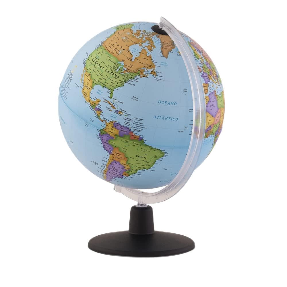 Tecnodidattica Beginners 30 cm Illuminated Educational Globe for Kids, Geography Students, Teachers for Learning| Room Decor | Classroom | Educational Tool | Birthday Gift