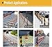 noxozoqm Soft Rubber Fixed Type Parking Bollards, High Visibility Yellow and Red Car Parking Barrier Post Warning Barrier Blocking Bollards Residential District Parking Posts (Size : 75cm(Red and WHI