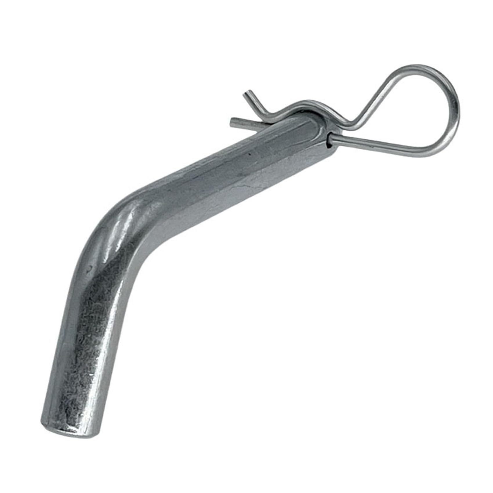 Anhänger Kupplung Stift 5/8 Clip - Kompatibel mit 2 | Starker 5/8-Zoll Stift aus Stahl mit Clip passt für 2-Zoll Empfänger, verzinkt gegen Rost. Praktisches 10er Set mit Clips.