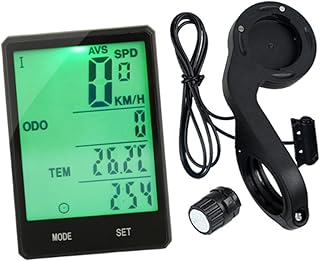 BUGUUYO Bicicleta Velocímetro Com Fio Tacômetro Luz Traseira Velocímetro Bicicleta Computador Excersize Bicicleta Bicicleta Estatica Para Ejercicios Bicicleta De Exercício Bicicletas De