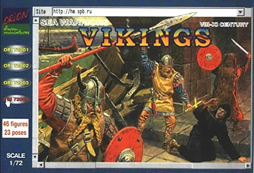 Orion 72004-1/72 - VIII~XI Century Sea Warriors Vikings miniatura 1