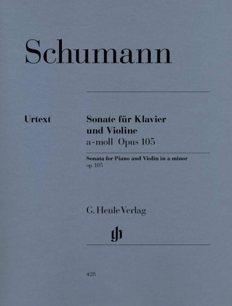 Sonata for Piano and Violin a minor op. 105 - piano and violin - (HN 428)