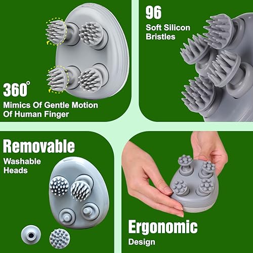 Image of HOUZAIDE Smart Scalp Massager Sparsh for Hair Growth | Help in Hair Fall and Dandruff Control |Holi gift options