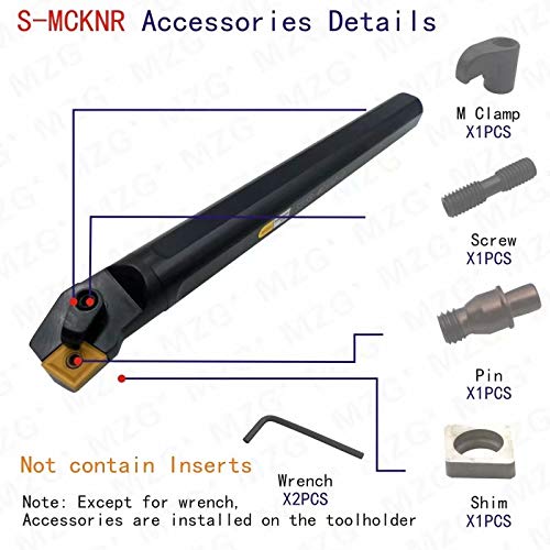 Herramienta de torneado interno CNC S25S-MCKNR12 con carburo miniatura 5
