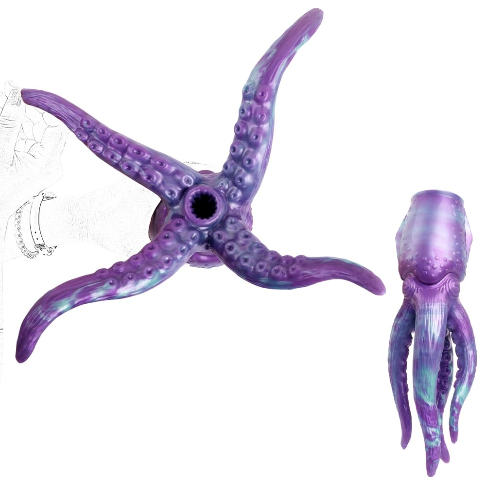 Oktopus Tentacle Masturbator Sexspielzeug 2in1 Realistischer Masturbator Mit 4 Tentakel Analplug Dildo Masturbator Monster Masturbatoren Taschenmuschi Erotik Fetisch SexSpielzeug Für Männer Solo