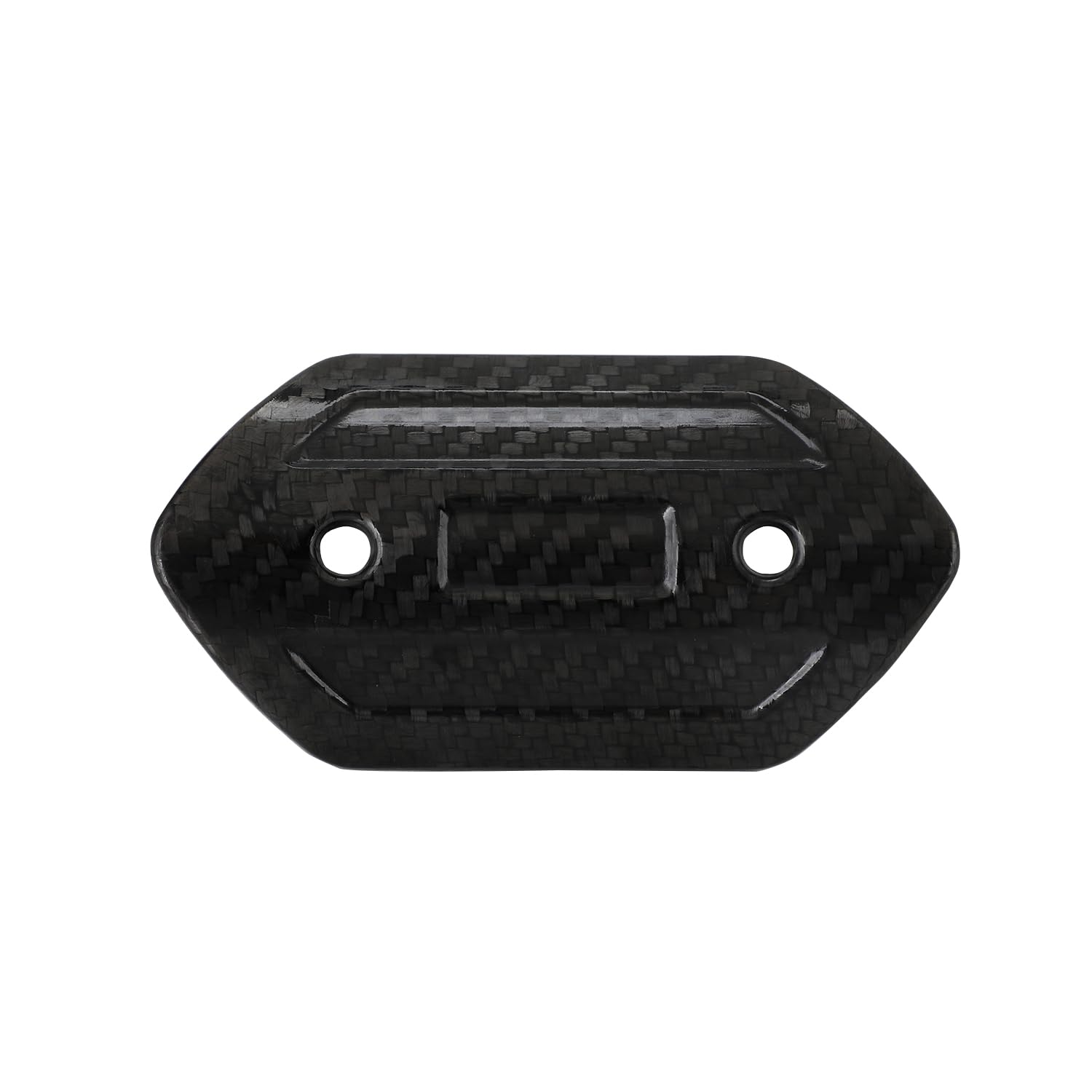 Protector térmico de fibra de carbono real para motocicleta, protector de tubo de escape universal para la mayoría de motocicletas, deportes de calle, motocross