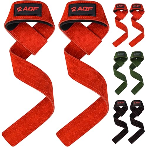 AQF Premium Suede Lifting Straps