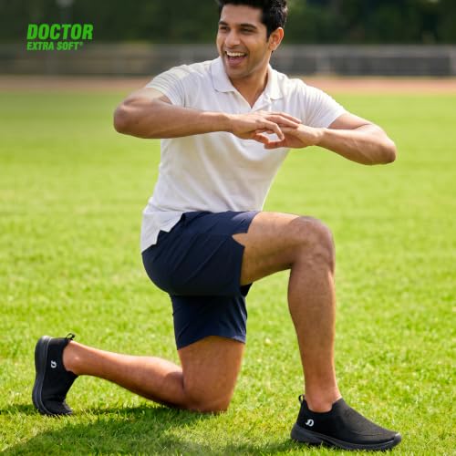 Image of DOCTOR EXTRA SOFT Men's Slip-On Sports Shoes | Memory Foam Cushioned Insole | Lightweight Running, Walking, Gym, Training & Casual Sneakers for Men & Boys | NEW-2008