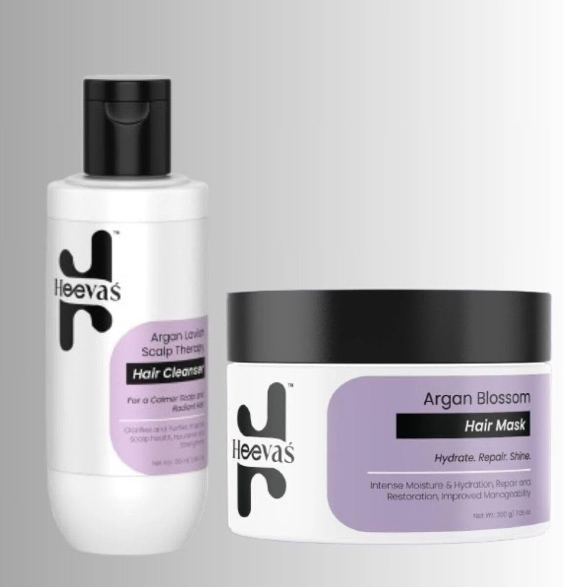 Argan Lavish Hair Cleanser & Mask Combo Pack of 2 | 100ml Shampoo + 100g Hair Mask-image-49