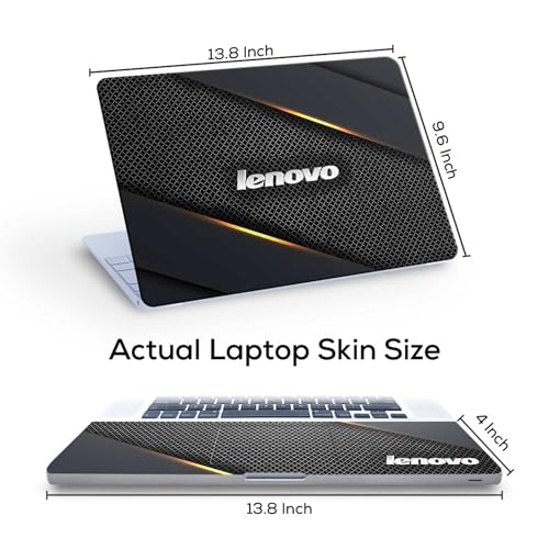 Image of Pattern L6 Top+Wrist Pad Vinyl Laptop Skin /Sticker /Cover for 14 Inches Laptops Laminated-Removable-HD Quality Compatible for Lenovo (13.8x9.6 Inches)