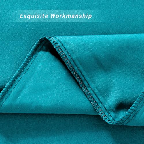Image of Standard Size Zipper Pillow Cases Set of 2,Freshwater Blue,20x26 Inches