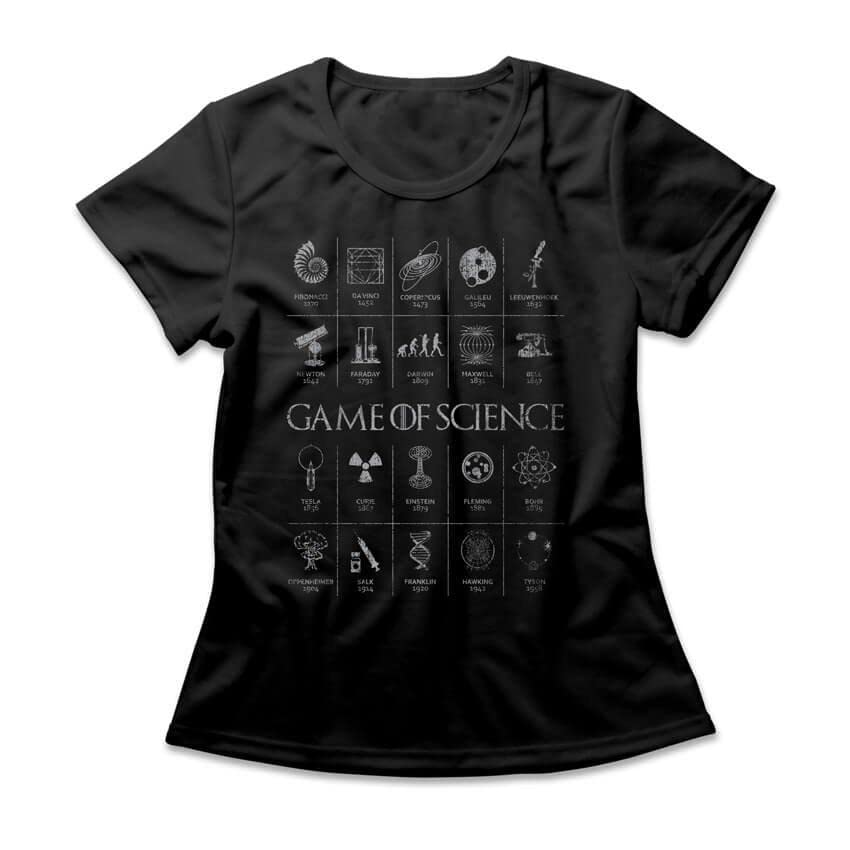 Camiseta Feminina Game Of Science