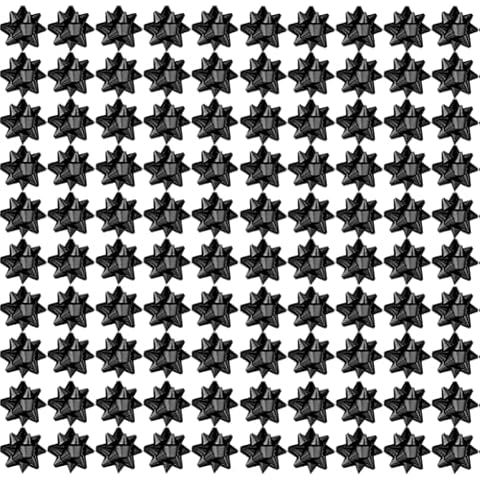 Pendant of Luck Gift Wrap Bows for Packaging Decorations, Hanukkah, Birthdays, Weddings, Bridal Showers 04 Black-1 Cover